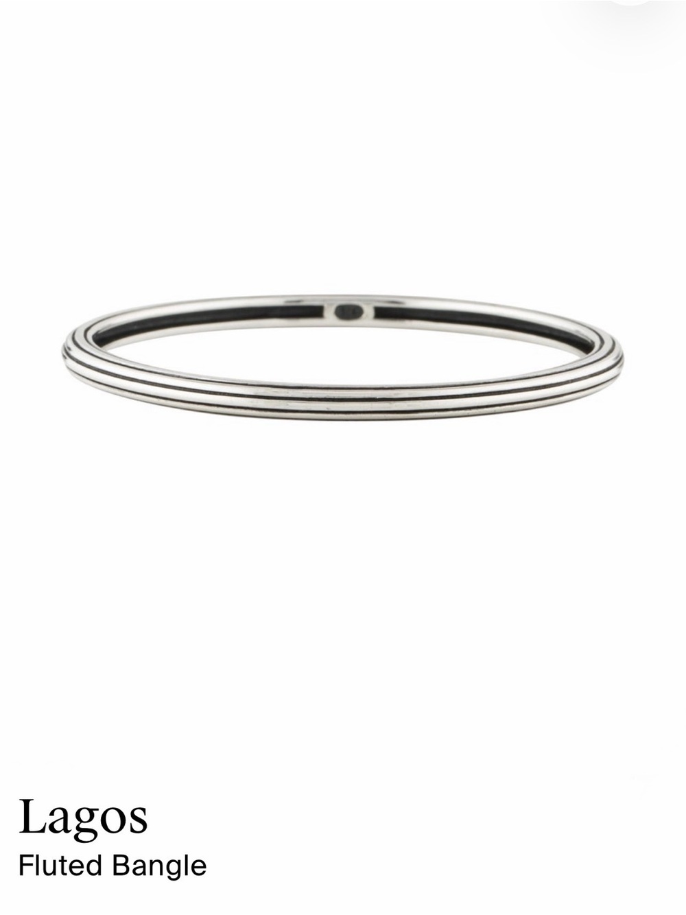 Lagos Fluted Bangle - Picture 7 of 9